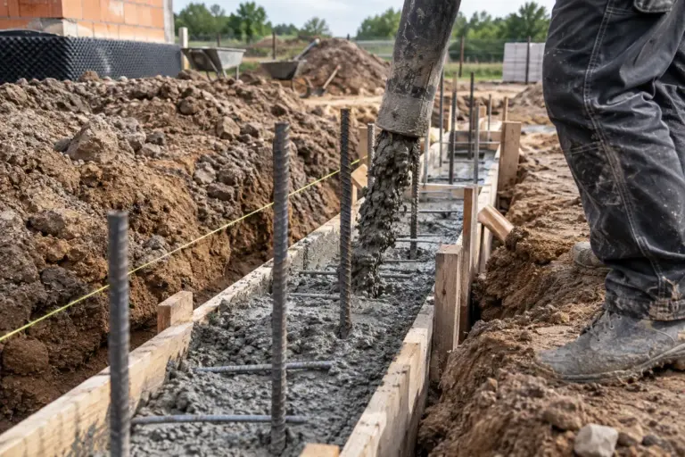 Jak wykonać szalunki i zabetonować fundamenty domu?